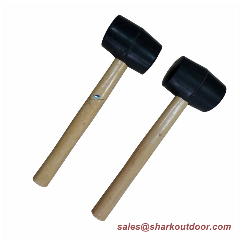 Rubber Mallet with Wooden Handle