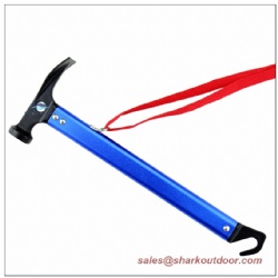 Steel Hammer with Aluminum Handle and Peg Puller