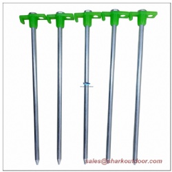 Hard Ground Tent Peg with Plastic head 23cm or 25cm